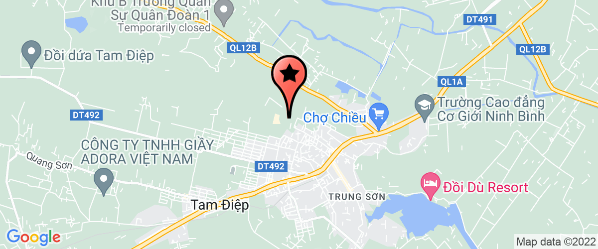 Map go to Chi Cuc  Nho Quan District Tax