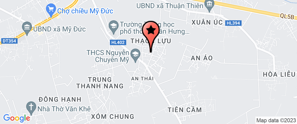 Map go to Thuan Thien Garment Joint Stock Company