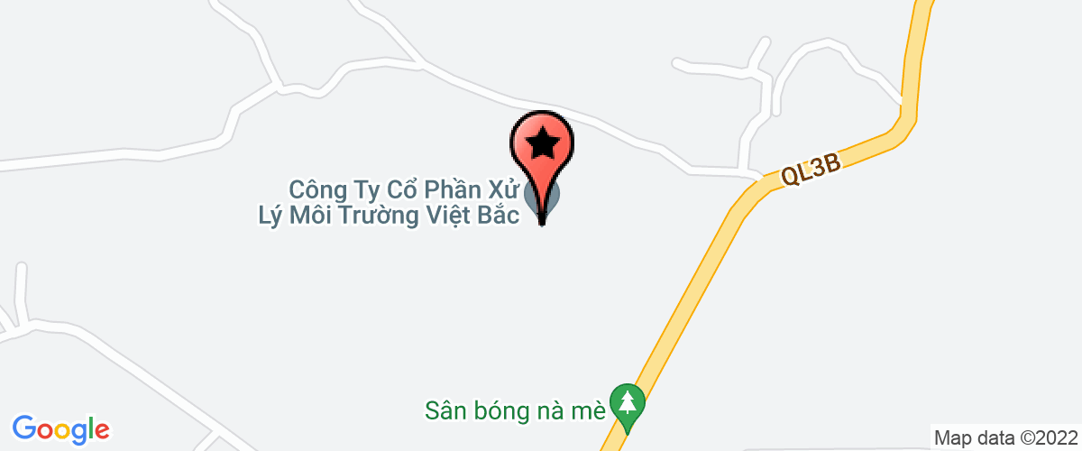 Map go to Xu Ly Viet Bac Environmental Joint Stock Company