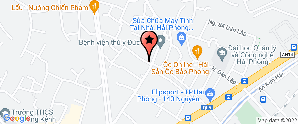 Map go to Dai An Services and Trading Business Joint Stock Company