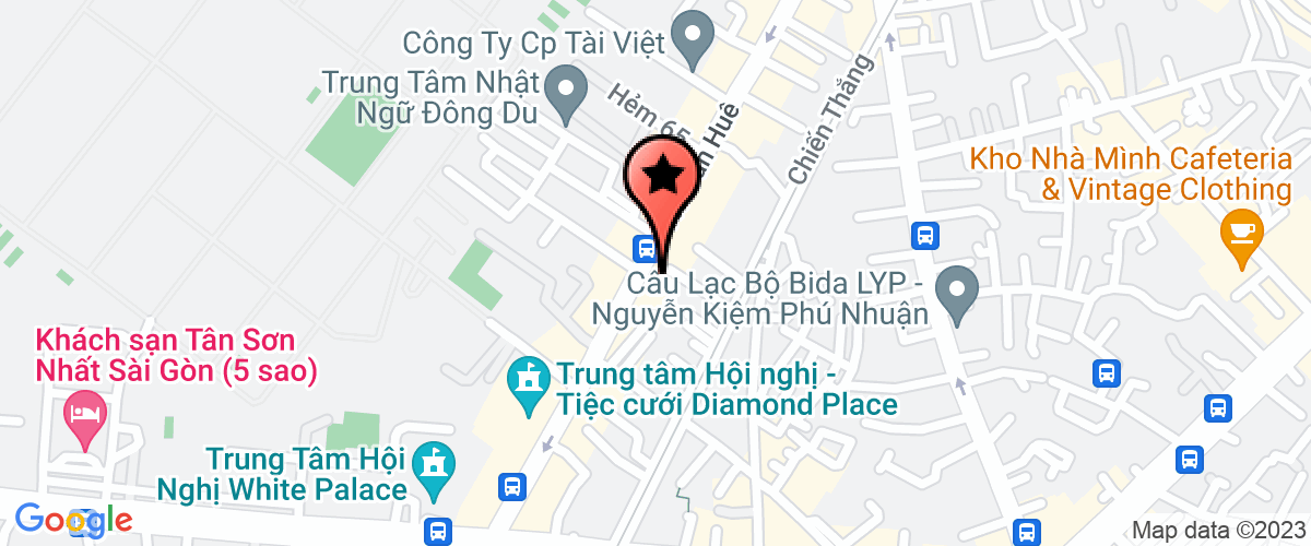 Map go to Trieu Hang Wedding Dress Production Service Trading Company Limited