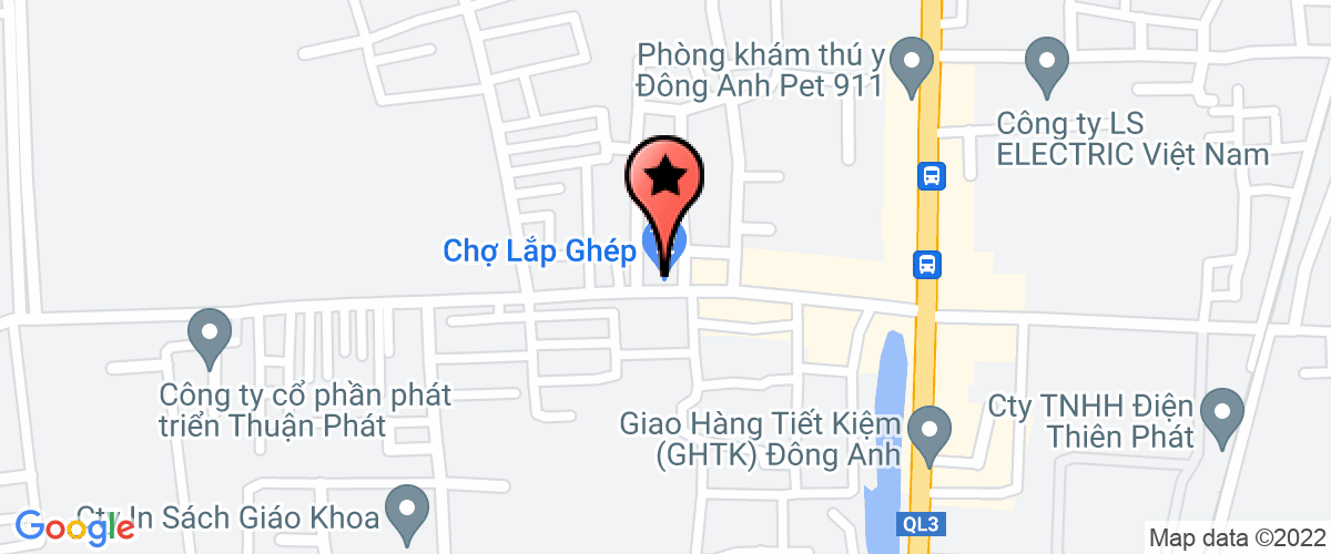 Map go to Dao Van Thong