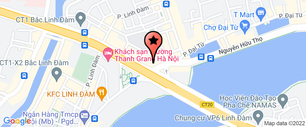 Map go to co phan Vinh Thien Nursery Company