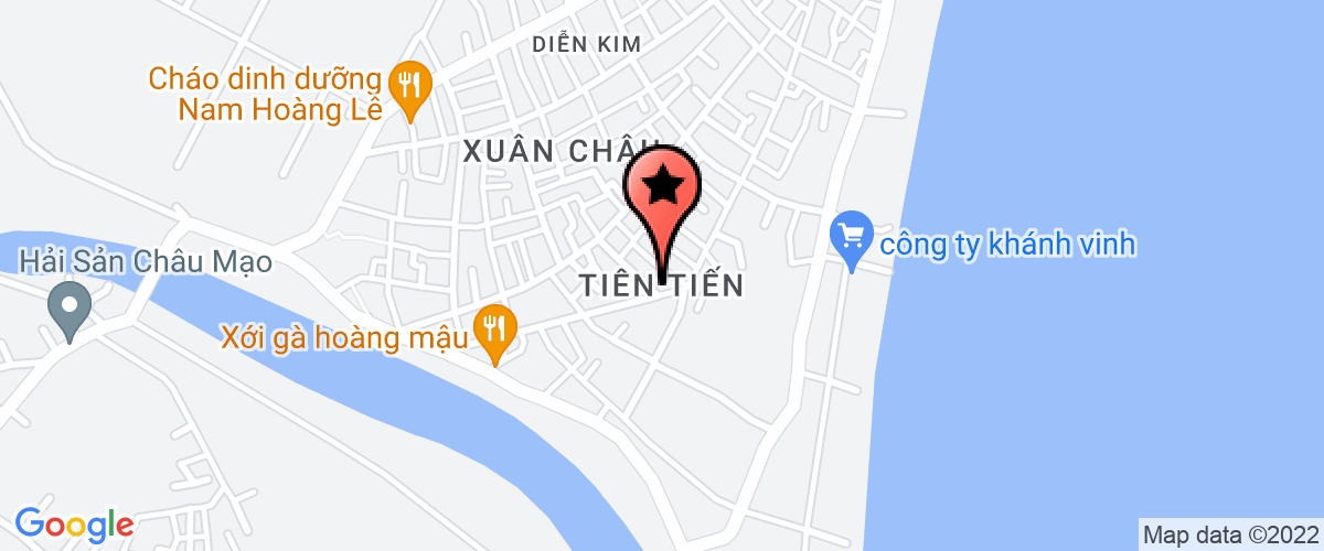 Map go to Khanh Vinh Seafood Company Limited