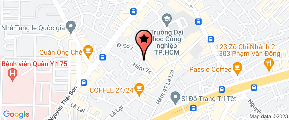 Map go to Viet Sinh Construction Architecture Joint Stock Company