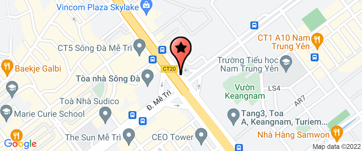 Bản đồ đến Công Ty TNHH Công Trình Môi Trường Yunglien Việt Nam