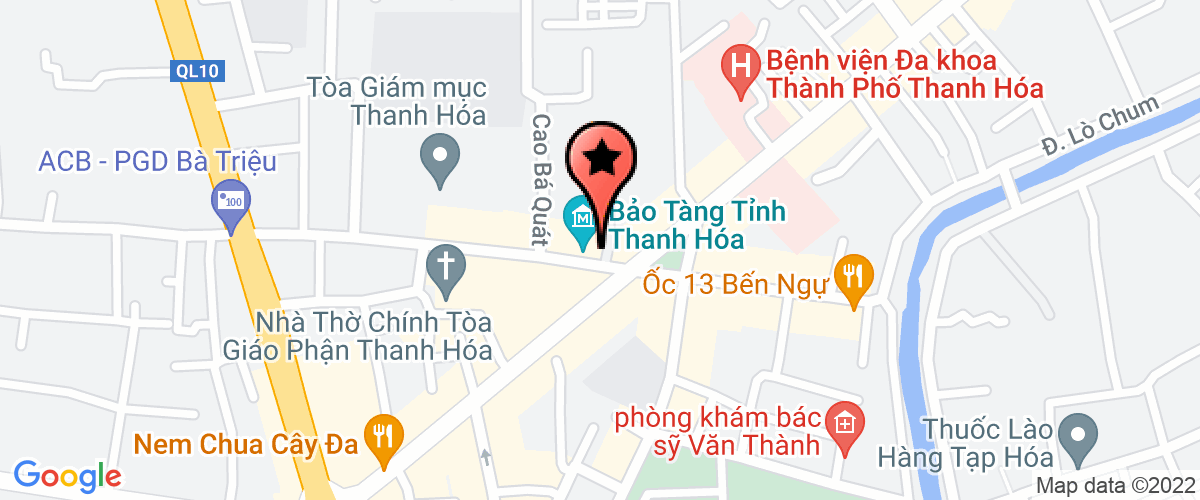 Map go to co phan Xuan Hang Company
