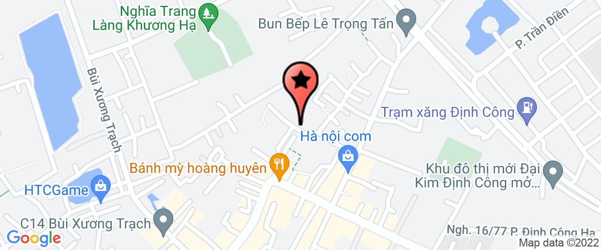 Map go to Dang Gia Phu Investment & Development Joint Stock Company