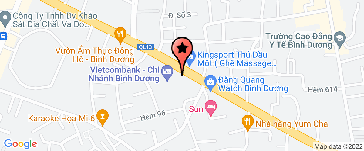 Map go to Dai Ly Bao Viet Nhan Tho Company