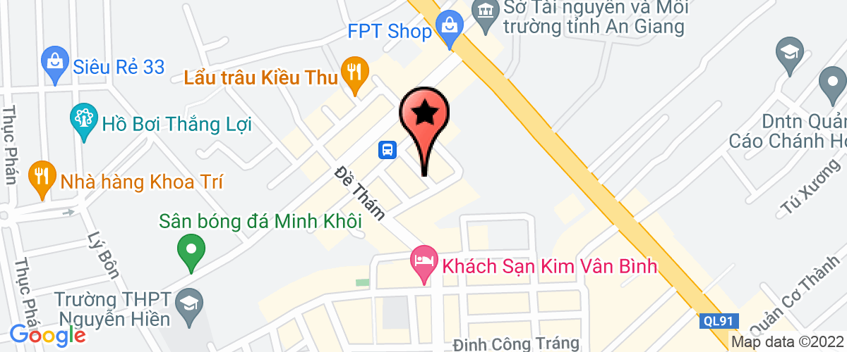 Bản đồ đến Công ty Cổ phần Xây dựng và Thương mại Trần Quang