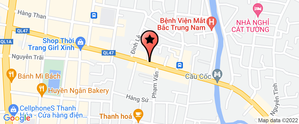 Map go to Thanh An Services And Production Company Limited