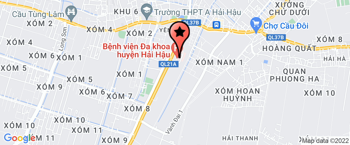 Map go to san xuat vat lieu va xay lap Hai Hau Joint Stock Company