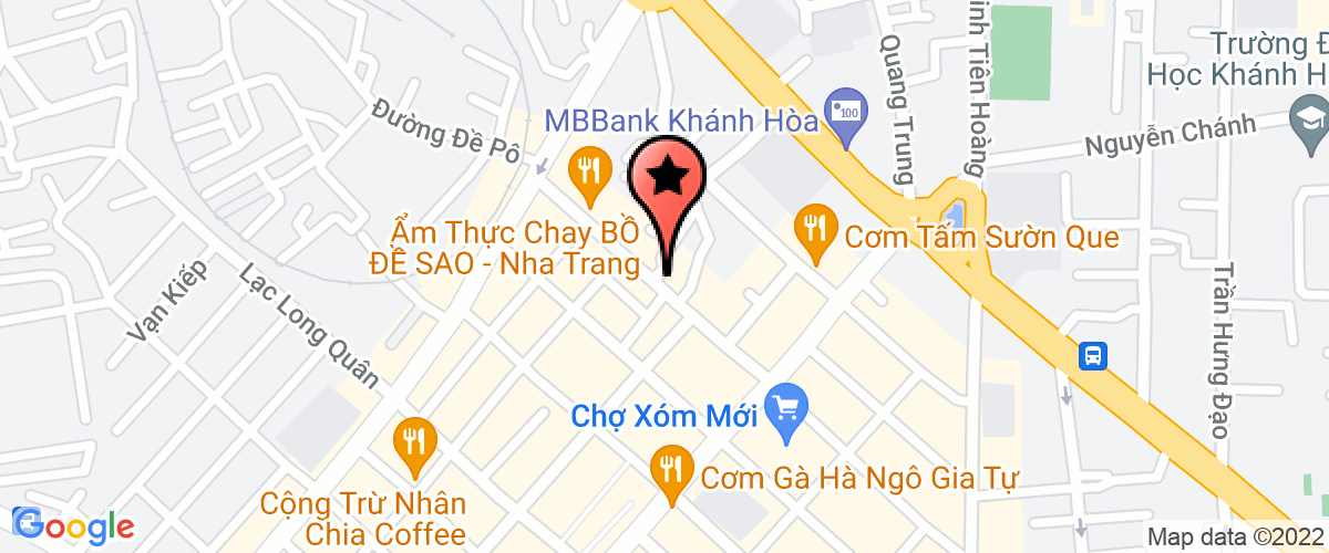Map go to Phuong Nam Production - Processing Trading Joint Stock Company
