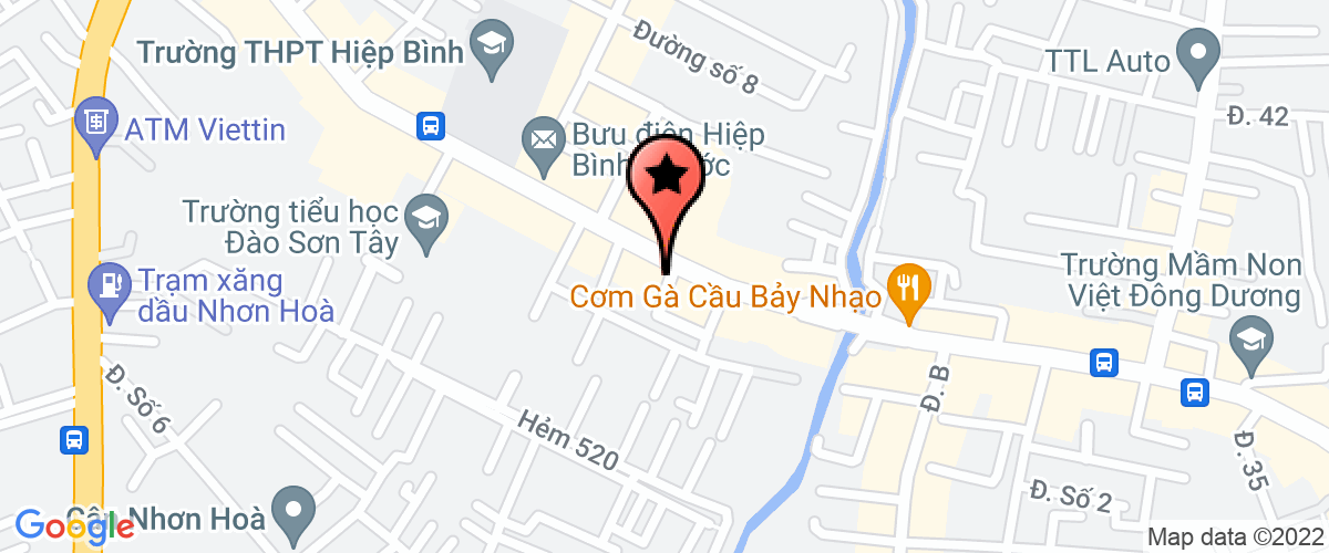 Map go to Gia Thinh Tourism Development Company Limited