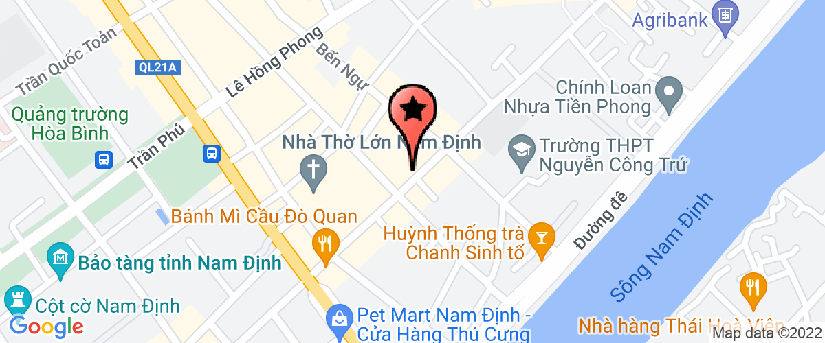 Map go to Phong kham Da khoa Khu vuc Hoang Ngan