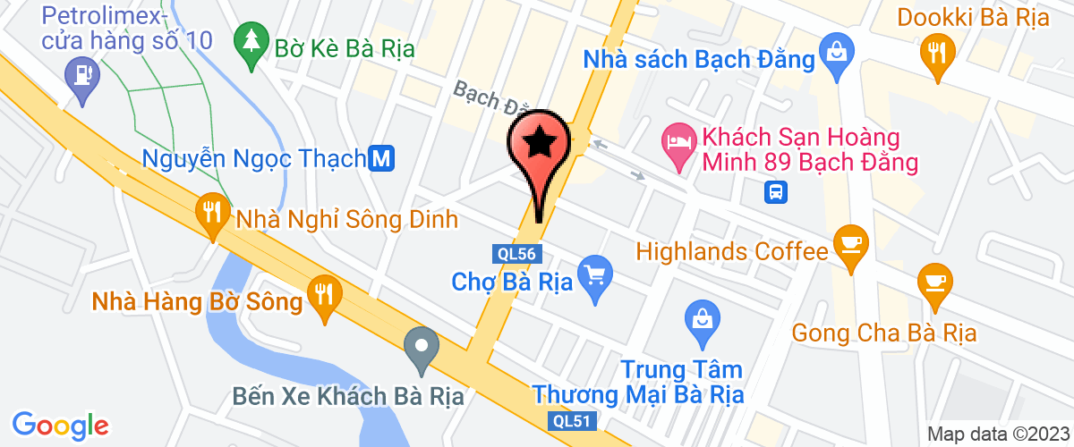 Map go to Dong Nam Phu My Company Limited