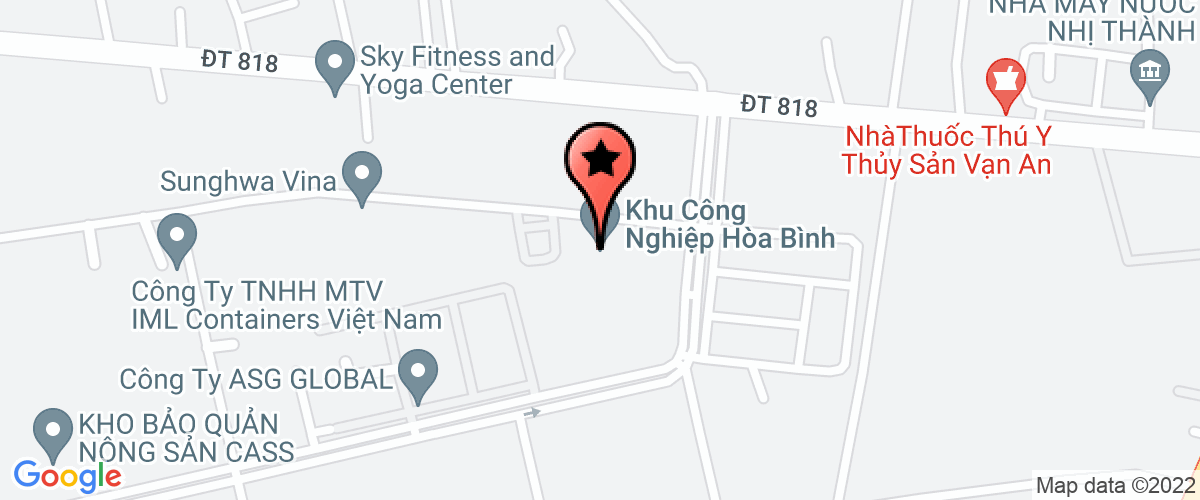 Map go to Thanh Phuc Phuong Nam Joint Stock Company