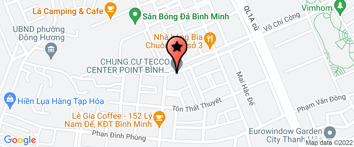 Map go to Nhat Long Construction Investment Joint Stock Company