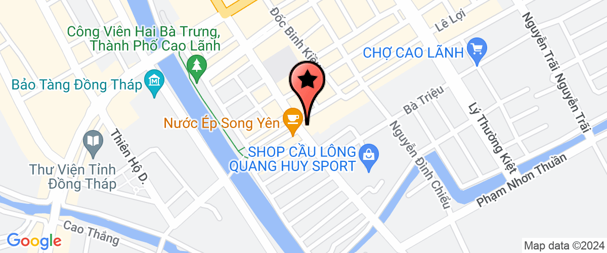 Map go to Thanh Long Dong Thap Company Limited