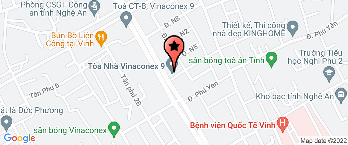 Map go to Nghe An Consulting and Investment For Infrastructure
