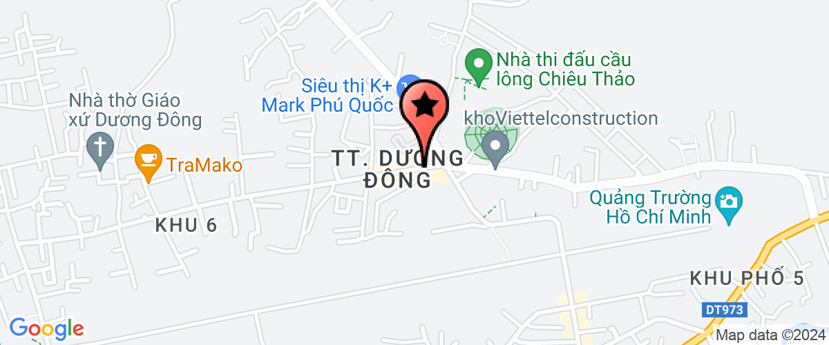 Map go to Sai Gon Duong Dong Joint Stock Company.
