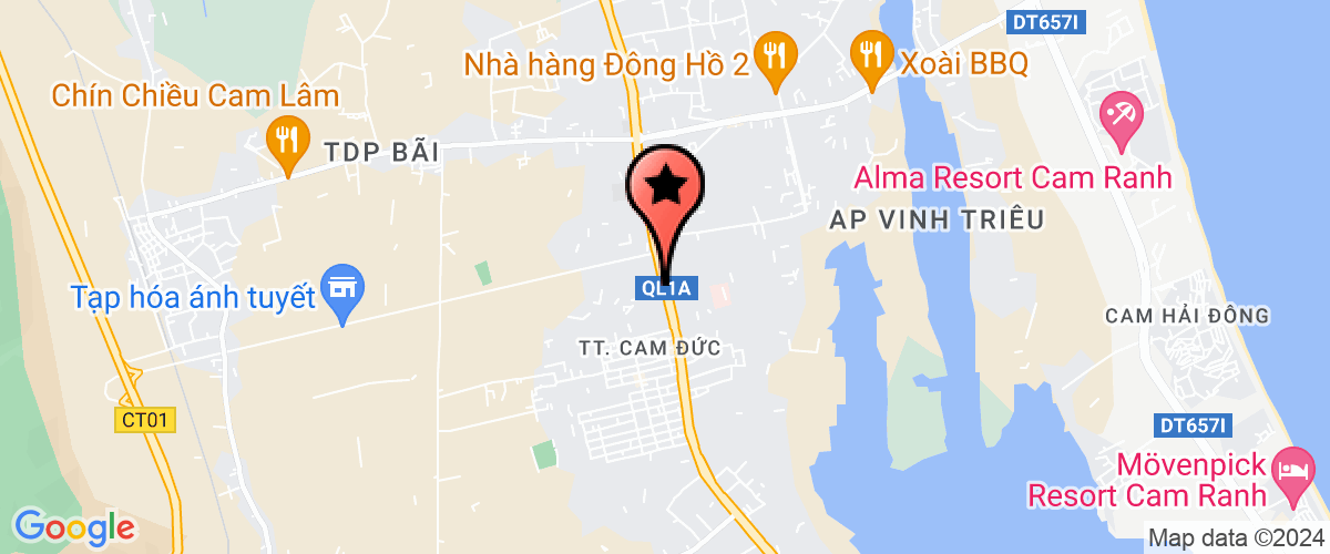 Map go to Xay dung - Thuong mai Cuong Thinh Company Limited