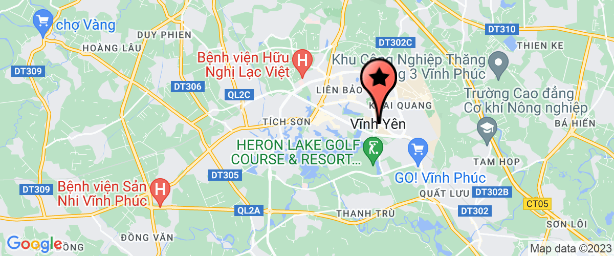 Bản đồ đến Công ty TNHH Tiến Hưng