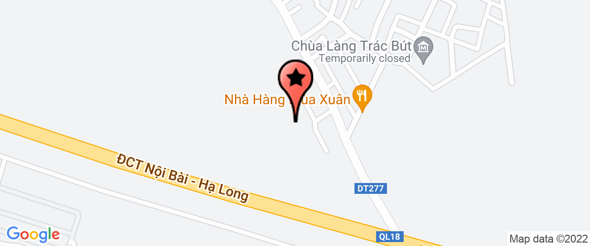 Map go to Hoang Tung Bac Ninh Company Limited
