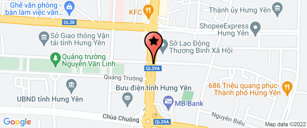 Map go to Khang Huy Import Export Trading Company Limited