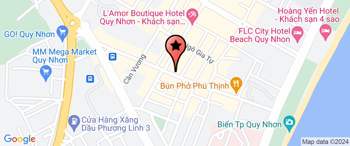 Map go to Quy Nhon Trip Trading and Services Co., Ltd
