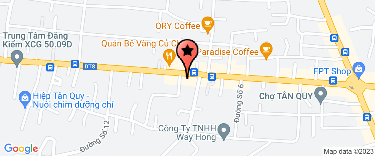Map go to DNTN San Soc Mat Thanh Thuy Leather Service