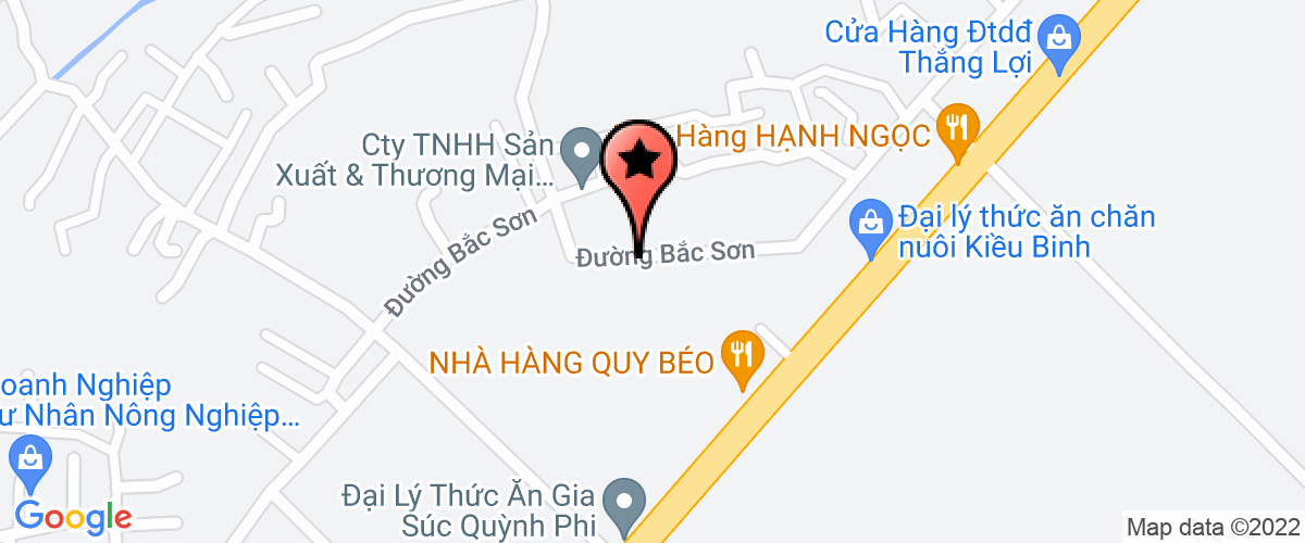 Map go to Uy ban nhan dan xa Quynh Loc