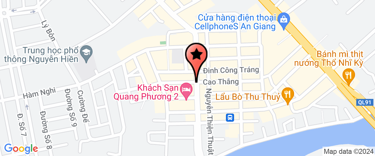 Map go to Tran Thanh Duy Electric Game Private Enterprise