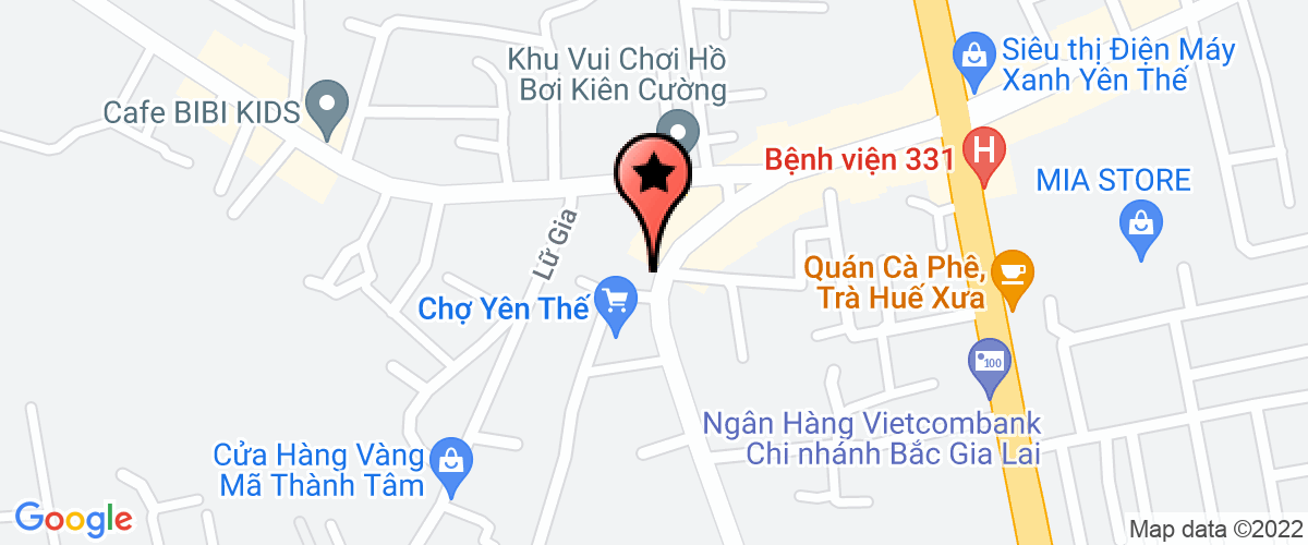 Map go to Phu Binh Private Enterprise