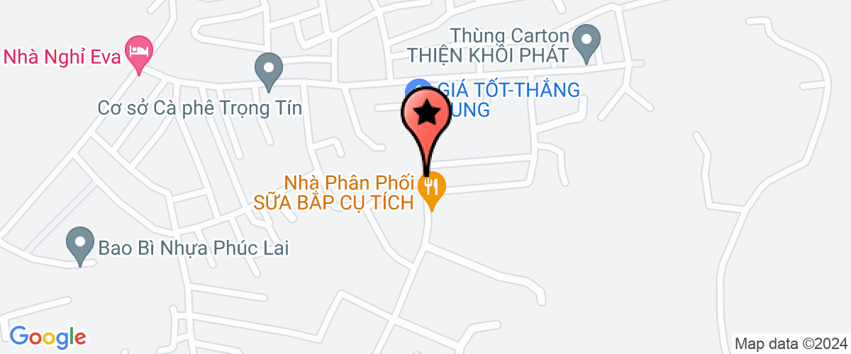 Map go to Day Nghe Cung Ung Hai Duong Xanh Labor Company Limited