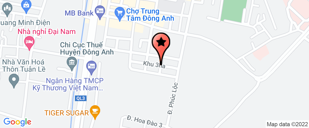 Map go to T&T VietNam Trading Production Company Limited