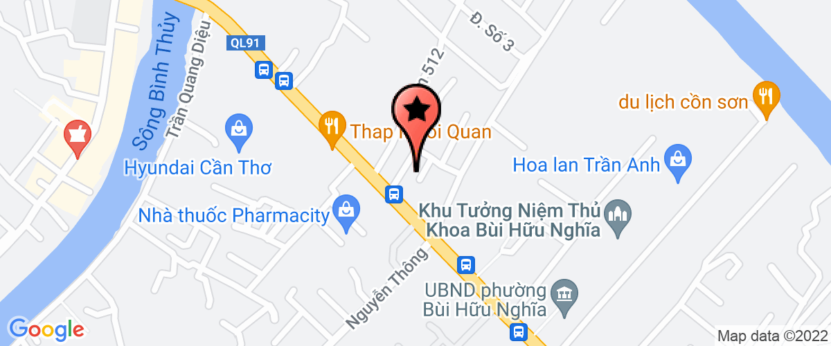 Map go to CP Xay dung cap thoat nuoc mien Tay Company