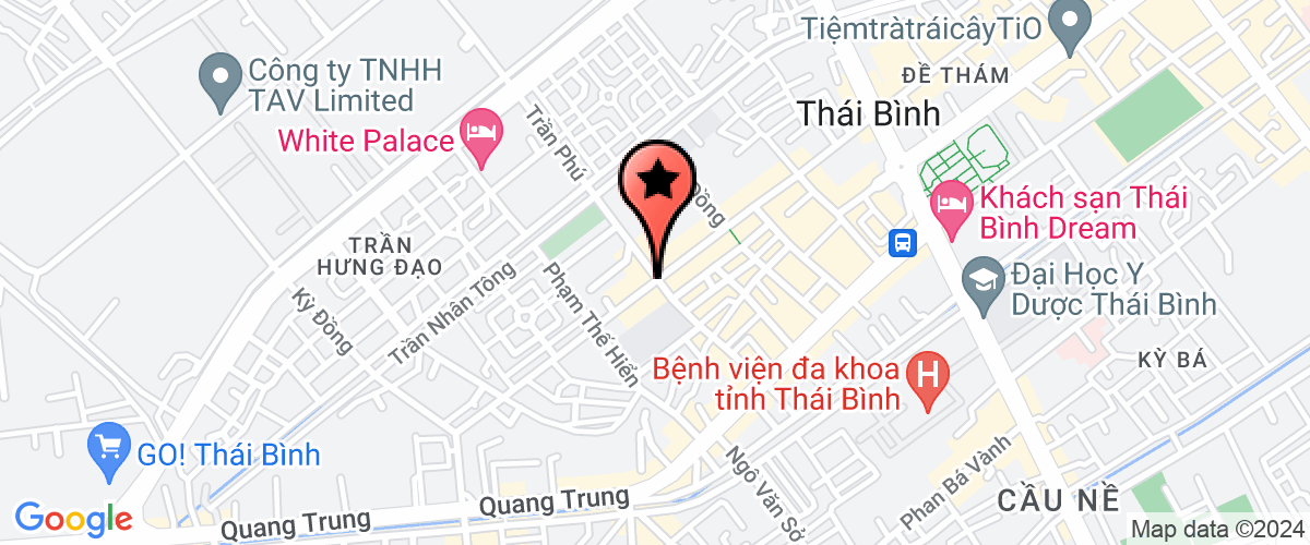 Map go to Chi Cuc thi Hanh an dan su Thanh Pho Thai Binh