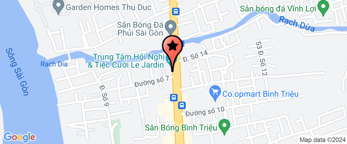 Map go to Ngoc Thanh Thuy Private Enterprise