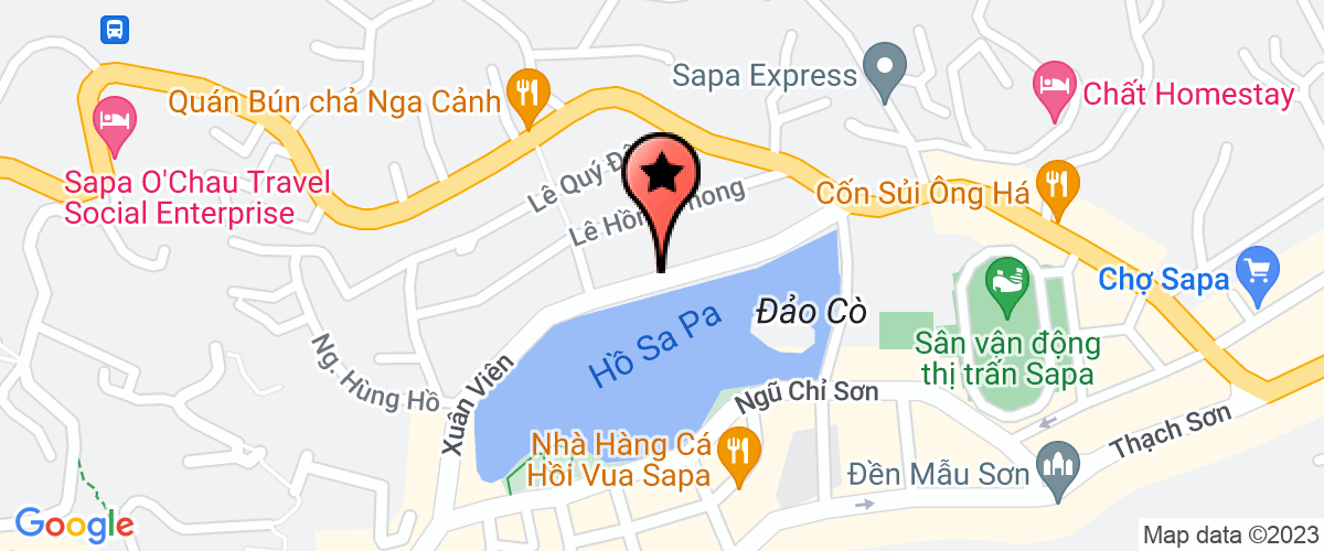 Map go to an toan ve sinh thuc pham Sa pa District Center