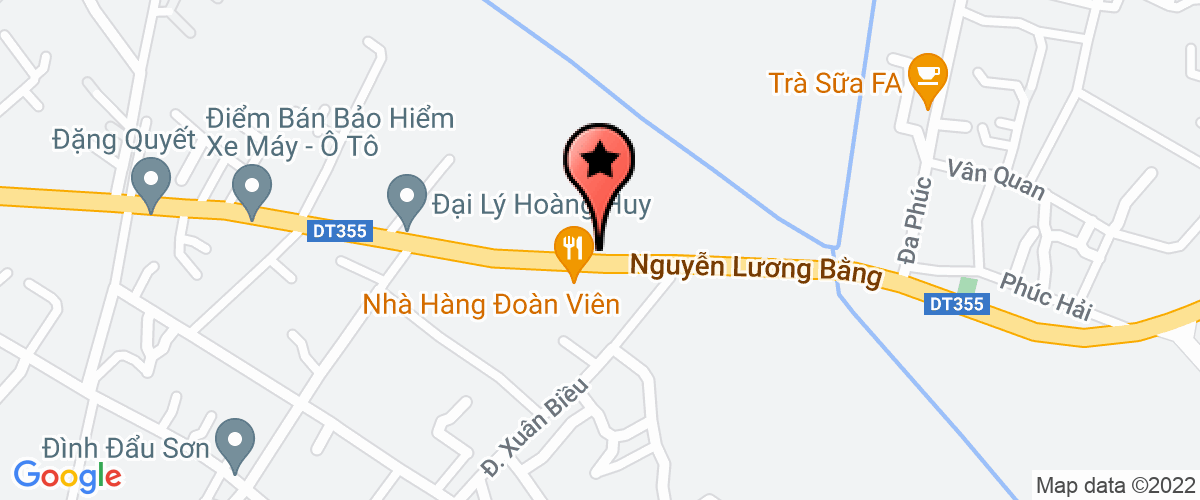 Map go to Cuong Vuong Trading and Construction Company Limited
