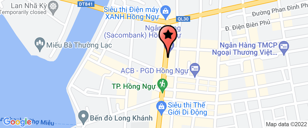 Map go to Tien Phat Dong Thap Construction Trading Company Limited