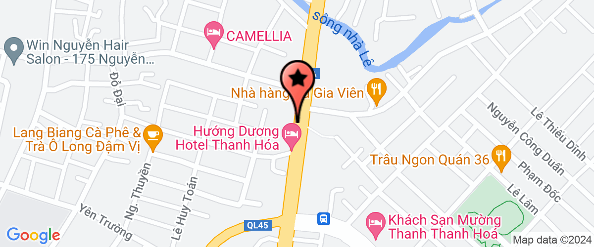 Map go to Lam San Trung Nam Import Export And Exploiting Company Limited
