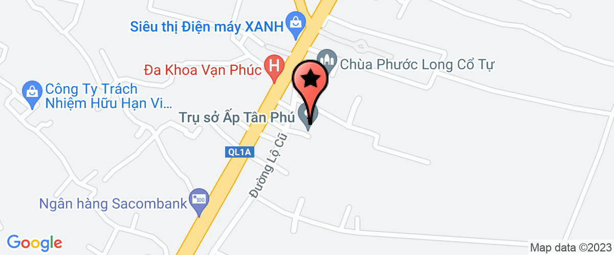 Map go to 1 Thanh Vien Bui Gia Company Limited