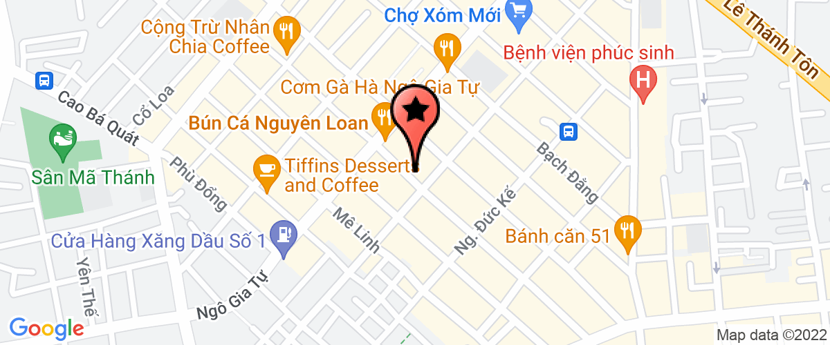 Bản đồ đến Công Ty TNHH Thương Mại Thiên Phú Nt
