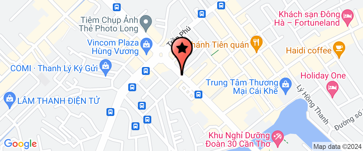 Bản đồ đến Quận ủy Ninh Kiều