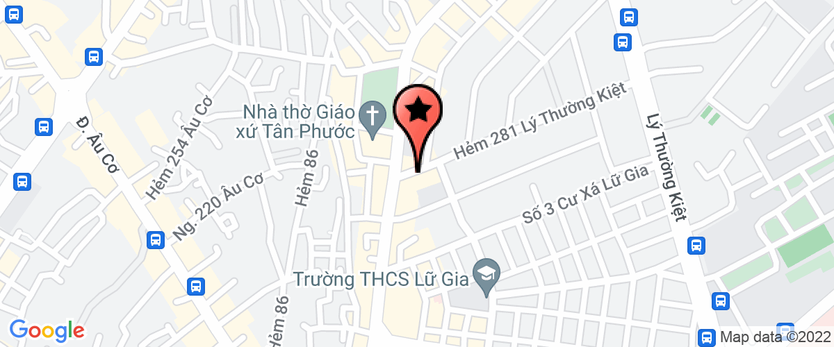 Map go to Sai Gon Sao -Production Service Trading- Company Limited