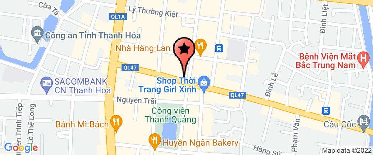 Map go to Hoang Ly Trading Company Limited