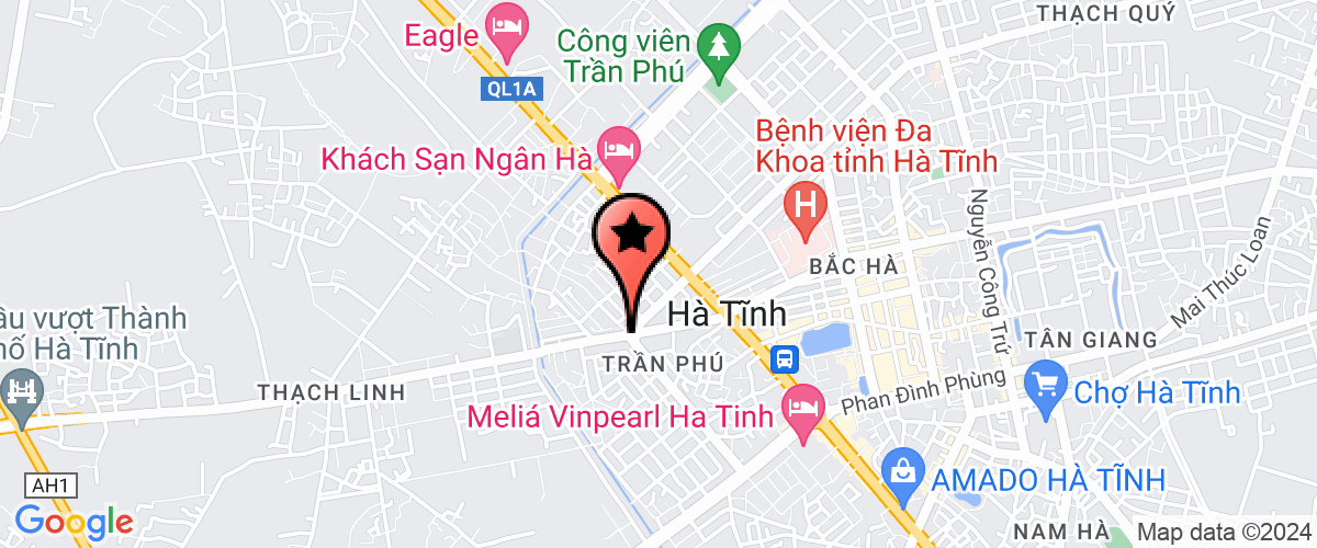 Bản đồ đến UBND Phường Trần Phú