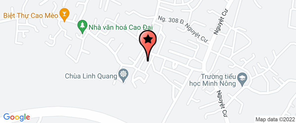 Map go to co phan Quach Gia Phu Tho Company